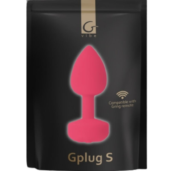 G-Vibe - Funtoys Gplug Anal Uppladdningsbar Vibrator Liten Neon Rosa 3Cm