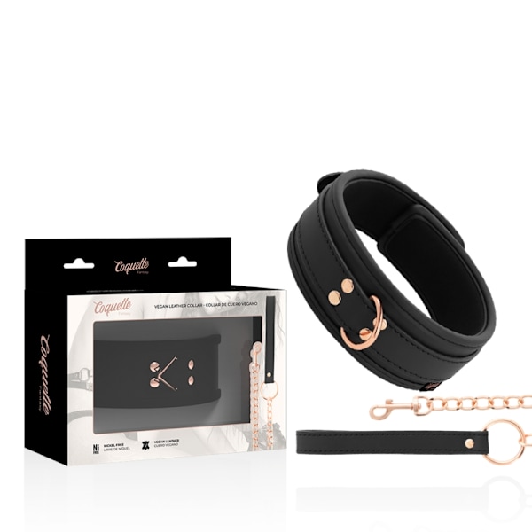 Coquette Chic Desire - Fantasy Vegan läderkrage med neoprenfoder