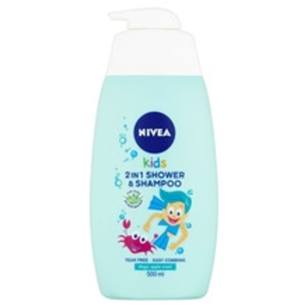 Nivea - 2 in Shower & Shampoo - Baby shower gel and shampoo 2 in 1 with apple scent 500ml