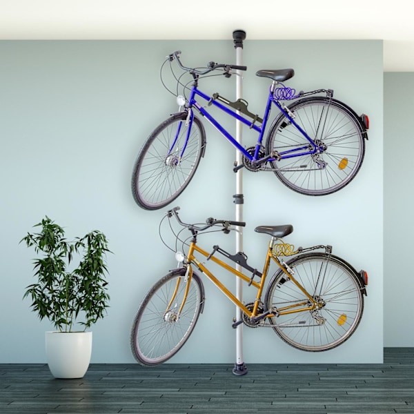 Cykelförvaring för två cyklar