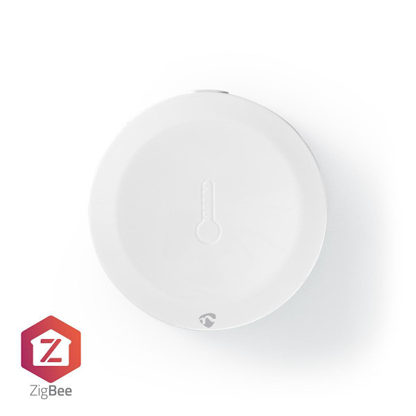 SmartLife-ilmastoanturi | Zigbee 3.0 | Akkukäyttöinen | Android™ / IOS | Valkoinen