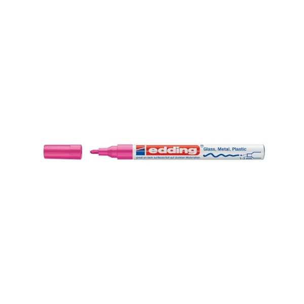 Paintmarker, Edding 751, 1-2 mm, pink