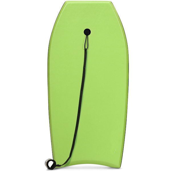 Bodyboard lätt simbräda med EPS kärna & XPE yta för stranden för barn och vuxna 106cm grön