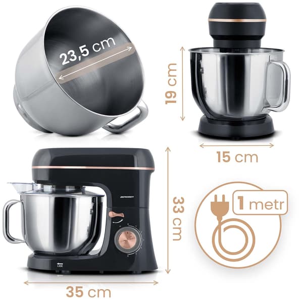 Yleiskone 3-in-1, 6L, 1400W, Ruostumaton teräs