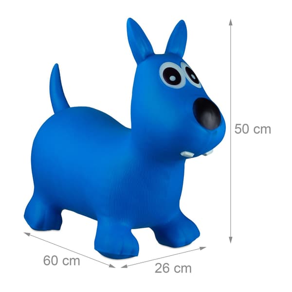 Studsande djurhund