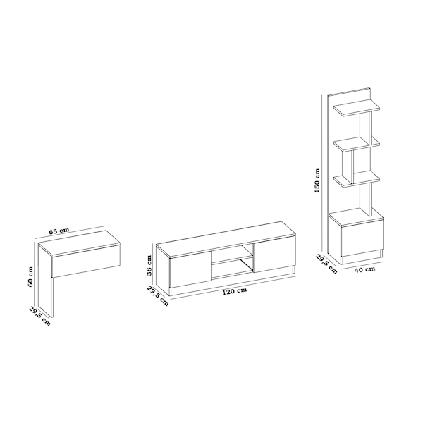 TV Unit Team - Hvid
