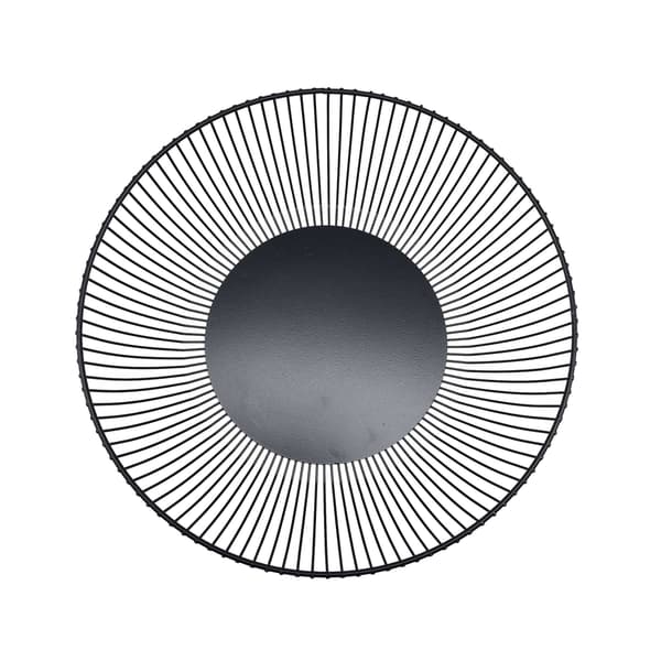 Metalfrugtskål, stort gitterdesign, åben net