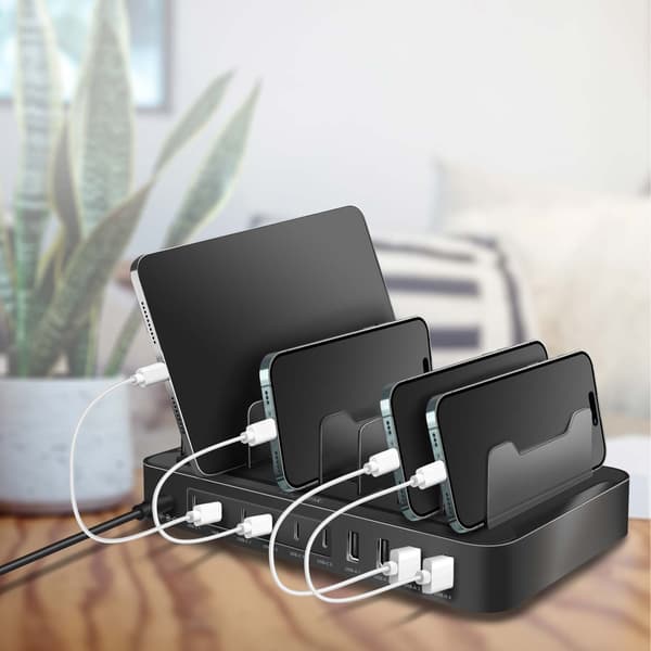 Ladestation 10 porte 6 USB-C + 4 USB-A PD/QC3.0 120W