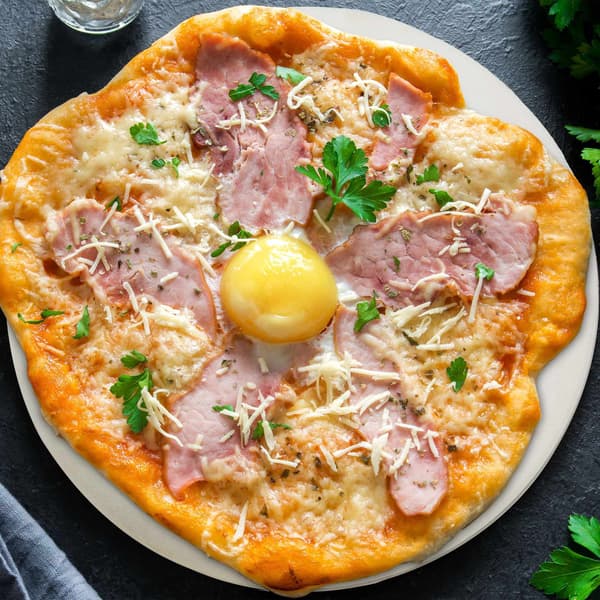 Pizzasten rund i cordierit