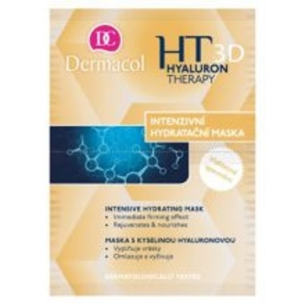 Dermacol - HT 3D Intensive Hydrating Mask (2 pieces) - Intensive moisturizing mask and remodeling 8ml
