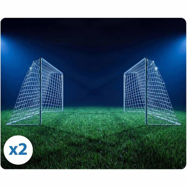 Bärbart fotbollsmålset för barn, 183x122 cm, 2-pack