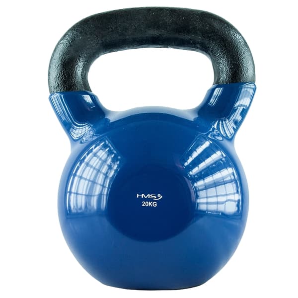 20 kg Støbejern Kettlebell – Blå