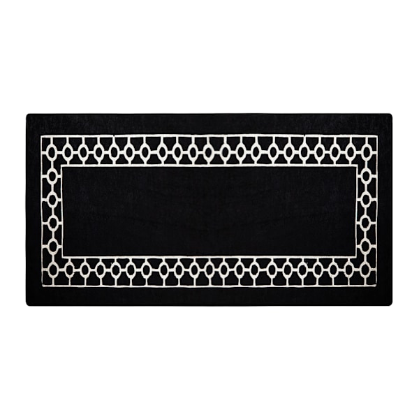 Hall Tæppe (80 x 200) Bague - Sort