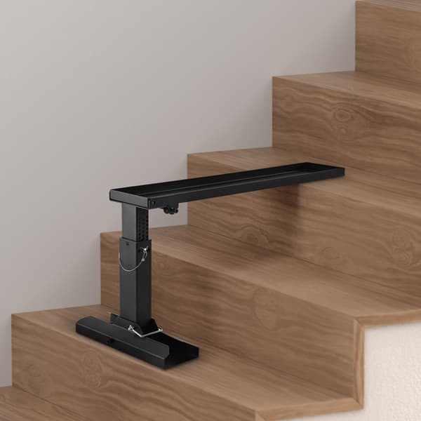 Stigeudjævner, stål, foldbar, 28-48 cm høj