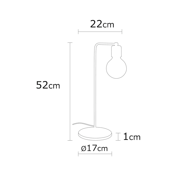 Bordlampe Harput - N-1316