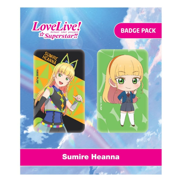 Älska Live! Pin-märken 2-pack Sumire Heanna