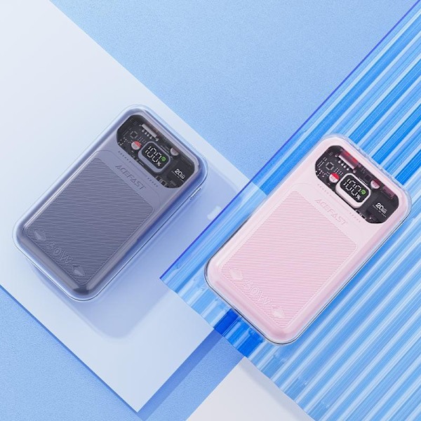 Powerbank 20000mAh Sparkling Series snabbladdning 30W QC AFC FCP SCP grön
