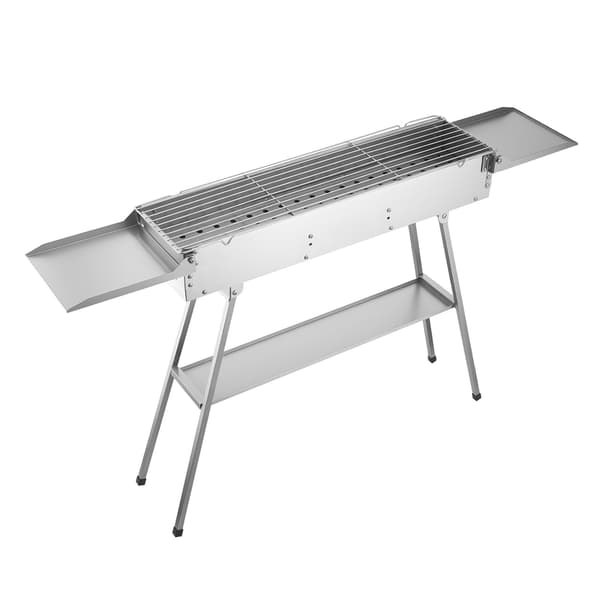 Sammenklappelig kulgrill, 250 kvm, løftebakke, borde