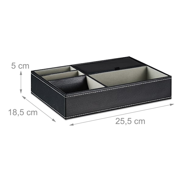 Smyckesfack i läderlook