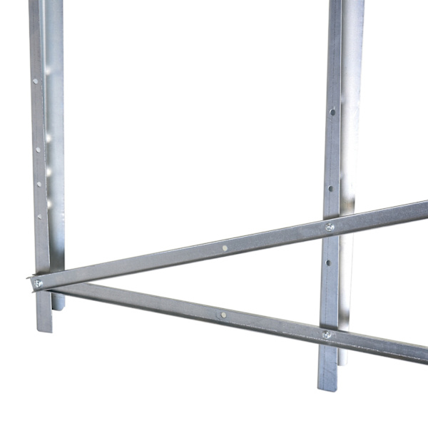 Moottorisaha sahahevonen taitettava sahan runko polttopuille hopea metalli 83 x 83 x 79 cm