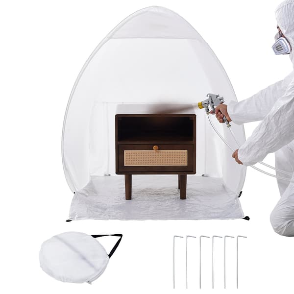 Pop-up spraymalingstelt, 40x35x40 tommer, ventileret