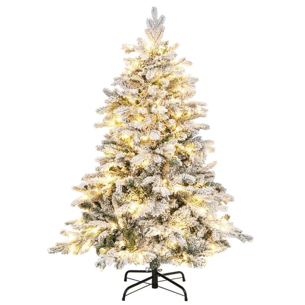 135 cm tekokuusi LED-valoilla