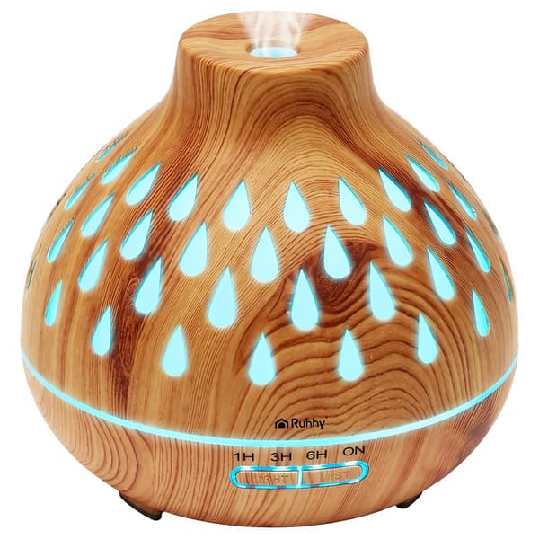 Aromdiffusor Luftfuktare 400ml med LED-ljus