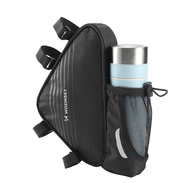 Cykelväska för ram 1,5l, svart