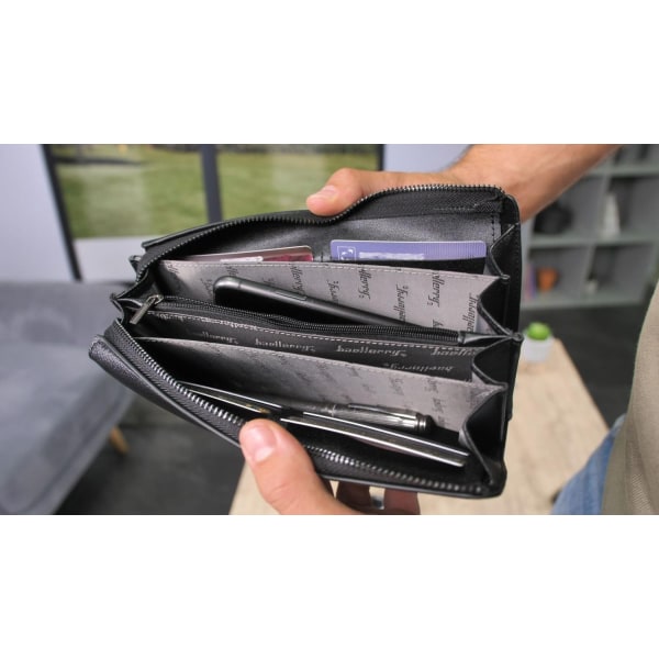 Wellys Handväska för män med plånbok