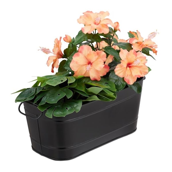 Blomlåda av metall
