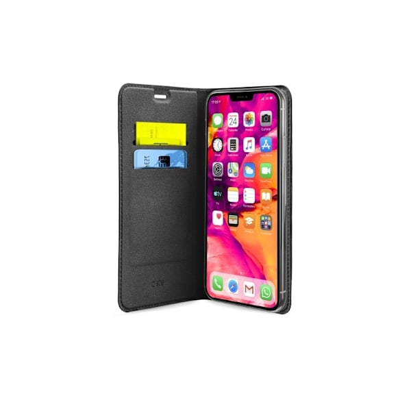 SBS TEBKLITEIP12MK, Plånbok, Apple, iPhone 12/12 Pro, 15,5 cm (6.1"), Svart