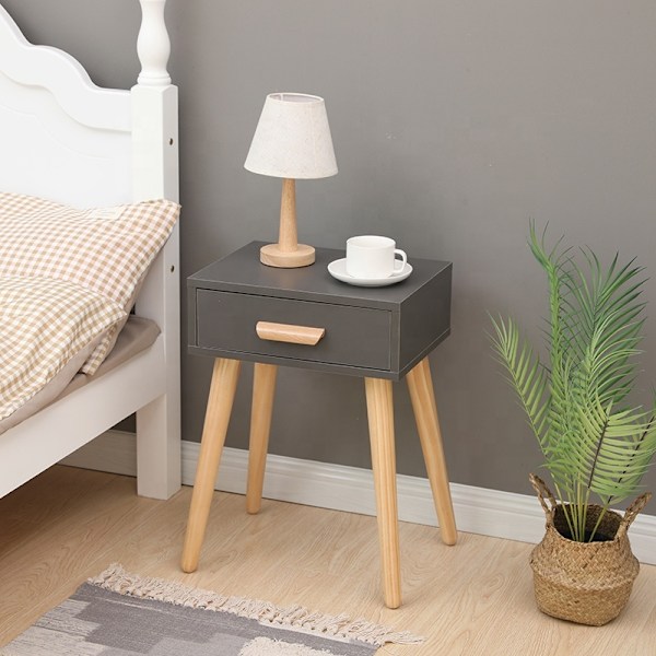 Moderne sengebord, hvidt sofabord