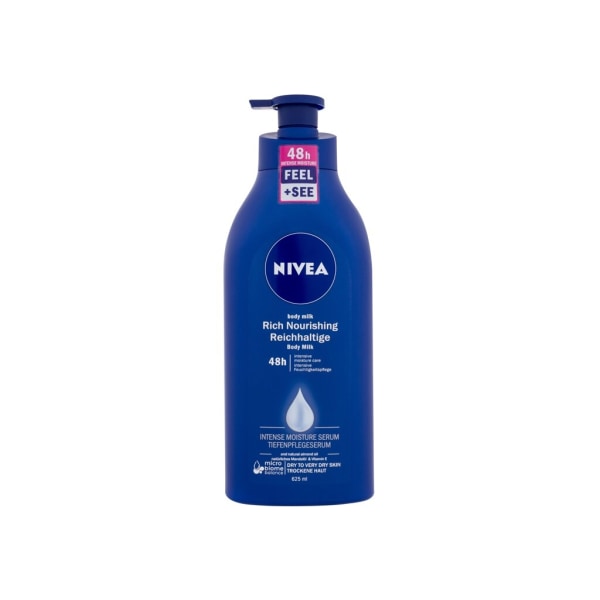 Nivea - Body Milk Rich Nourishing - For Women, 625 ml