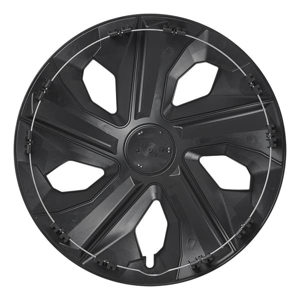 15 Inch Carbon Silver Wheel Cover Moon Ring