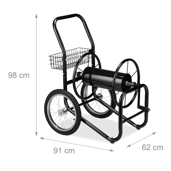Sort metal slangetromle