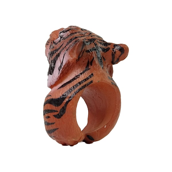 Bengal Tiger Hand Ring: Turvallinen, opettavainen eläinleikki ta