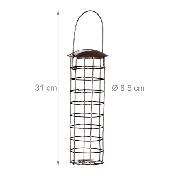 Mejsebolleholder i brun