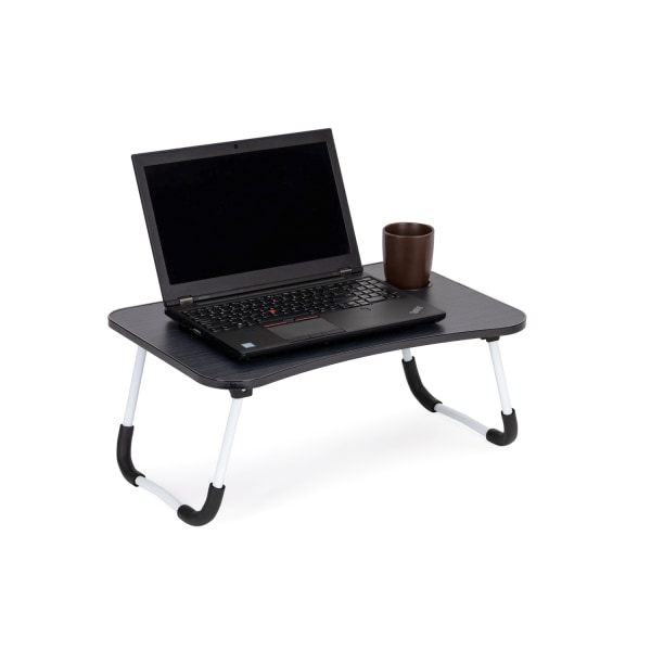 Laptop stativ til sengebord 60x40cm - Sort