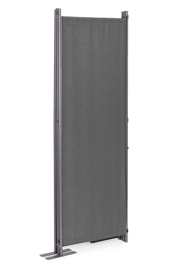 Sammenklappelig 4-panel have- og rumdeler 167x216 cm Grå MultiGarden