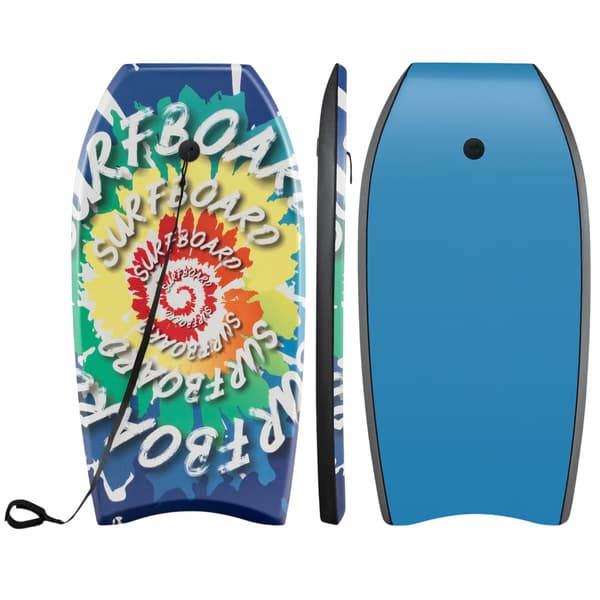 Bodyboard, 33-41 tommer, EPS-kerne, XPE-dæk, HDPE-bund