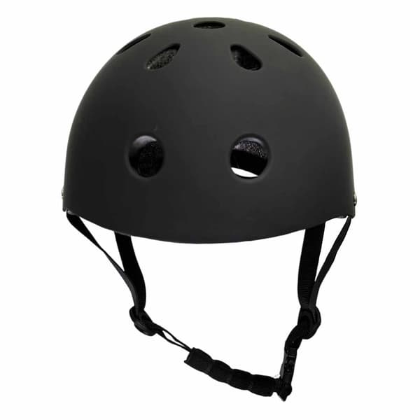 Børnecykelhjelm, justerbar LED, M 55-58 cm, sort