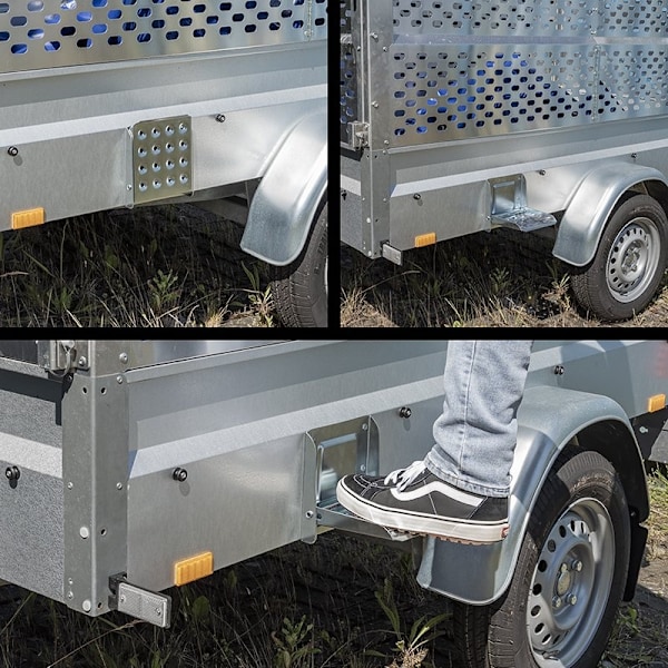 Fodtrin foldbar Til trailer 195 x 170 mm