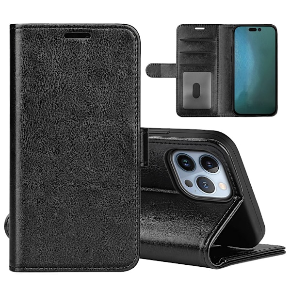 SiGN Wallet kotelo iPhone 14 Prolle - musta