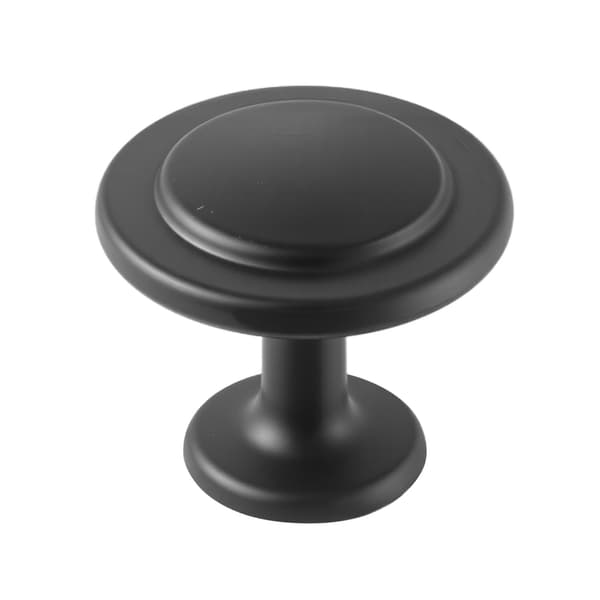 Skåpsknoppar, 30-pack, 31 mm svart zinklegering, skruvar