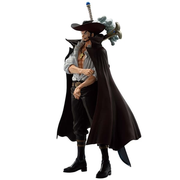 Dracule Mihawk-figur, 25 cm, samleobjekt i ét stykke