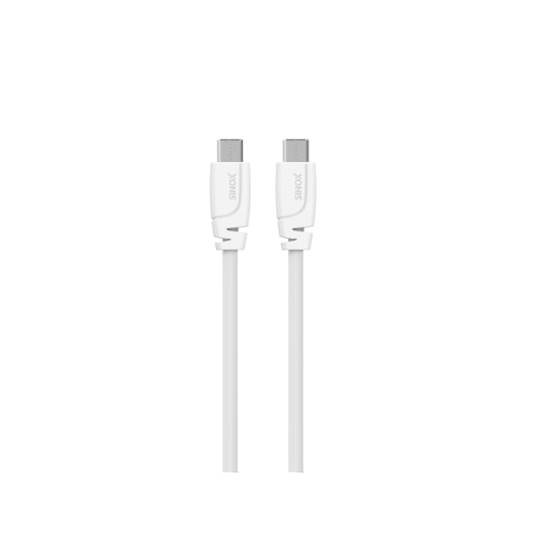 Sinox USB C 2.0 -kaapeli. 1 m. Valkoinen