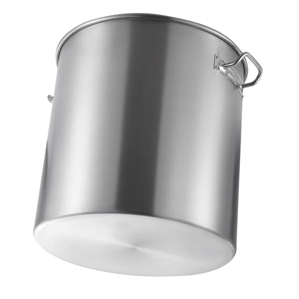 Rostfri gryta, 84 qt, korg och lock