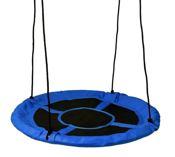 Blå gyngesæde til haven, 100 cm diameter