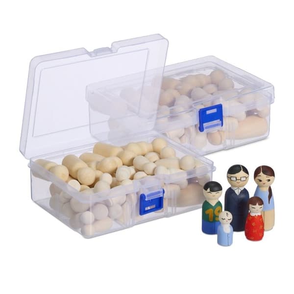 Träfigurer att måla 100 set