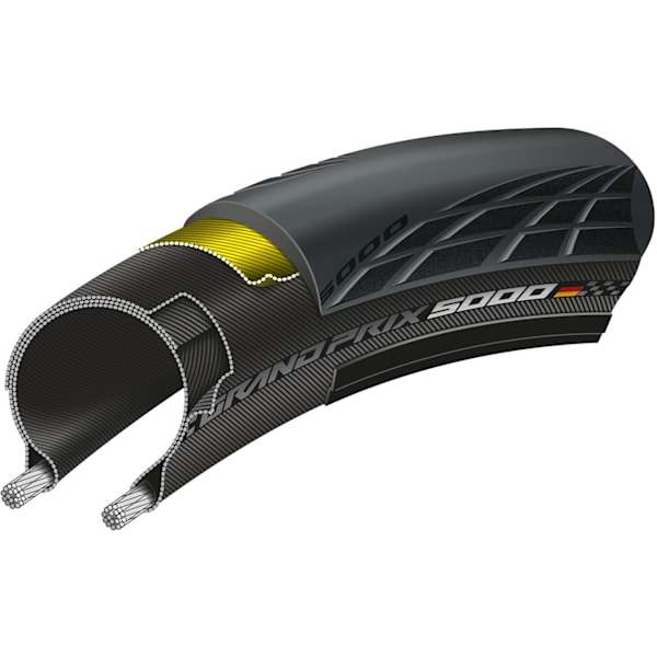 Continental Grand Prix 5000 32-622 sort vejdæk 28"